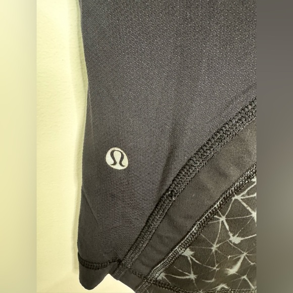 Women’s Lululemon Run Inspire Crop ll Full On Luxtreme Mesh Star Crushed Legging - Picture 5 of 7